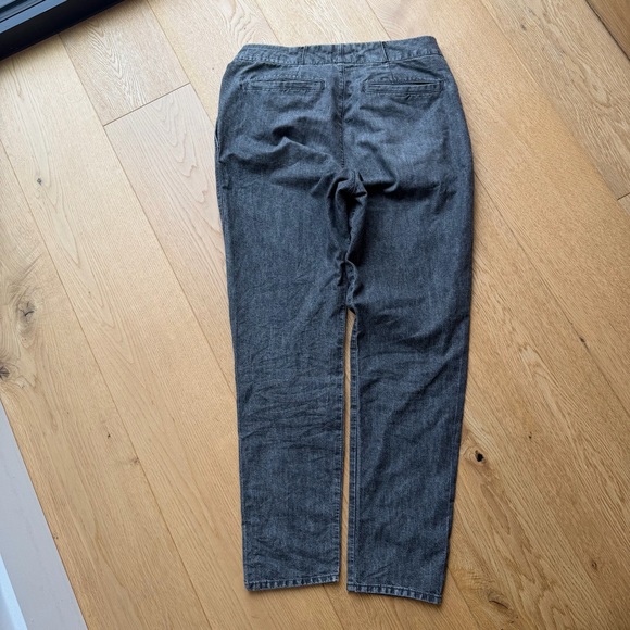 Rag & Bone High Rise Trouser Jeans Silver Cham - 28 - Picture 5 of 17